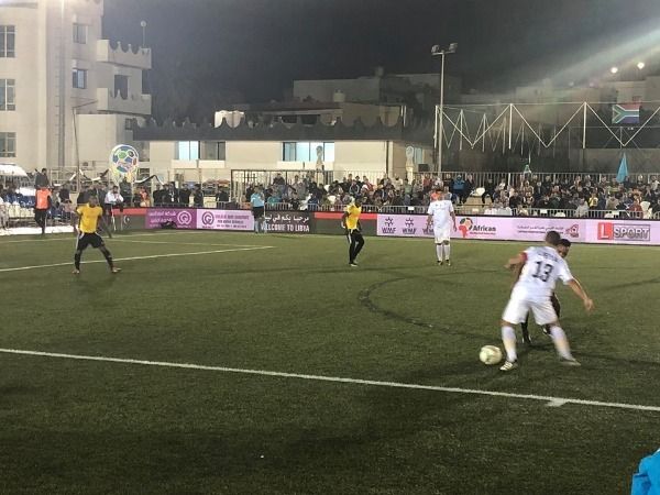 لقطة من المباراة