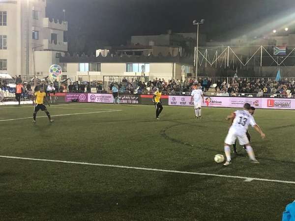 لقطة من المباراة