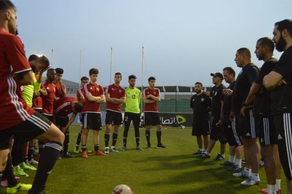 من تدريبات منتخب الأردن للشباب