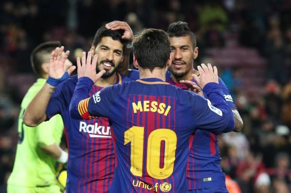 لاعبو برشلونة