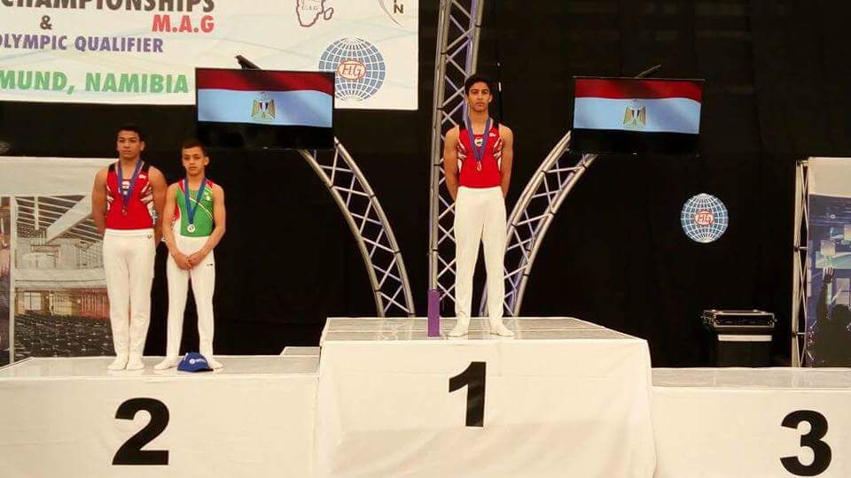 محمد منتصر يتوج بالذهبية في المركز الأول