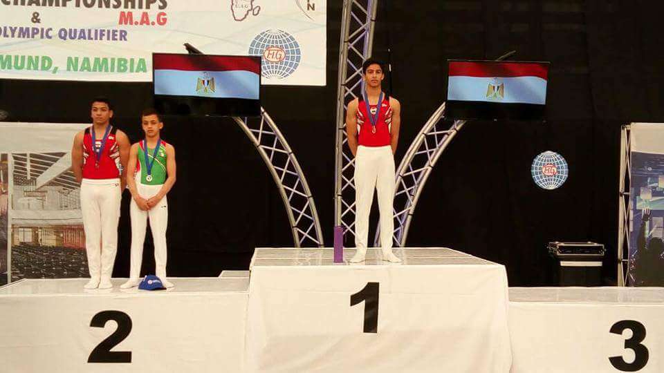 محمد منتصر يتوج بالذهبية في المركز الأول