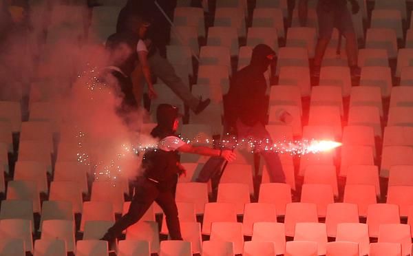 جانب من أعمال الشغب