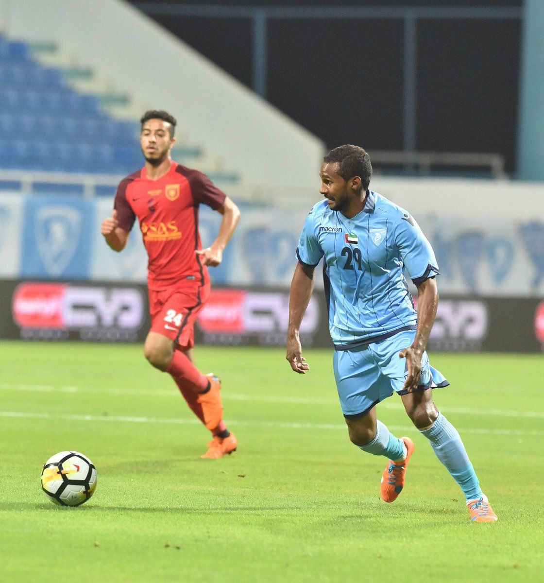 لقطة من المباراة