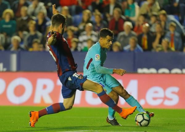 من لقاء ليفانتي وبرشلونة