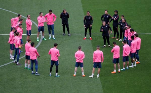 من تدريبات أتلتيكو مدريد