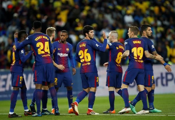 لاعبو برشلونة