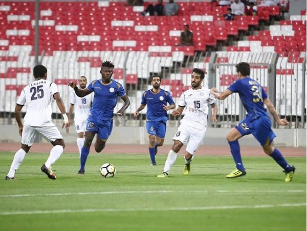 لقطة من مباراة الحد مع النجمة