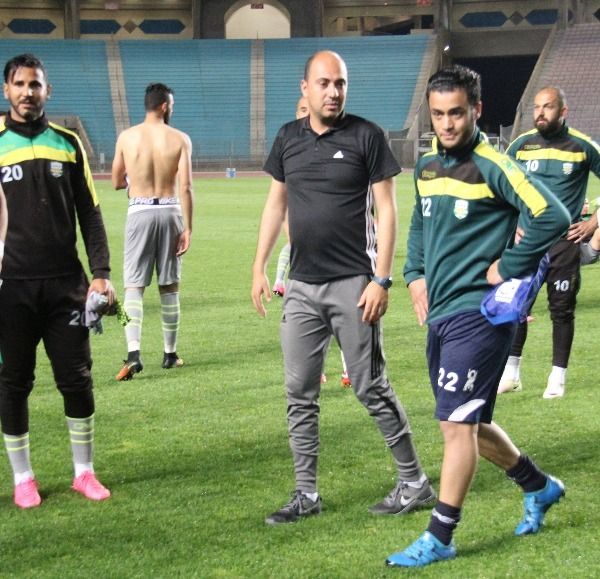 لاعبو قوافل قفصة من لقاء أمس