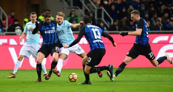 من لقاء إنتر ولاتسيو