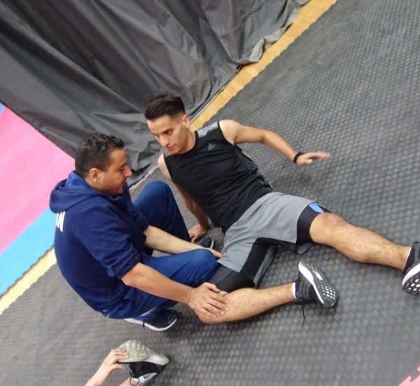 أبوغوش بعد تعرضه للاصابة