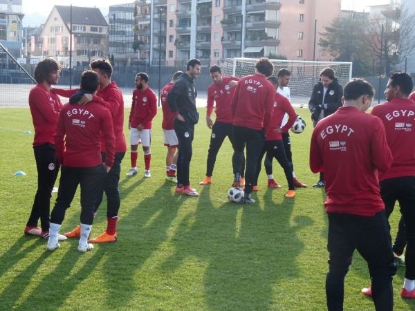 لاعبو منتخب مصر