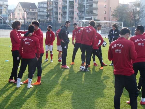 لاعبو منتخب مصر