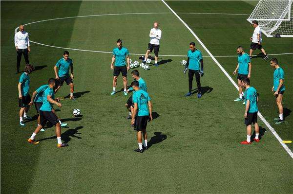 من تدريبات ريال مدريد - أرشيفية