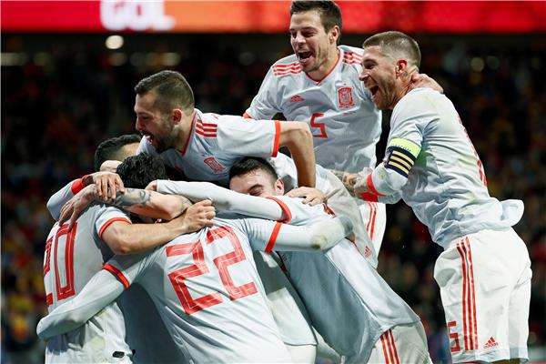 لاعبو منتخب إسبانيا