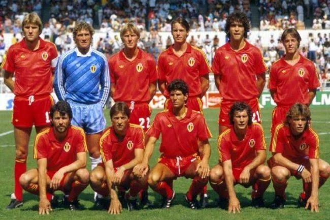 منتخب بلجيكا في 1986