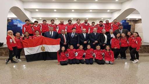 لاعبو ولاعبات مصر للجمباز الفني