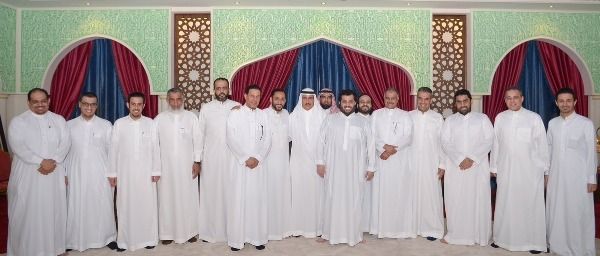 آل الشيخ يتوسط رؤساء الأندية