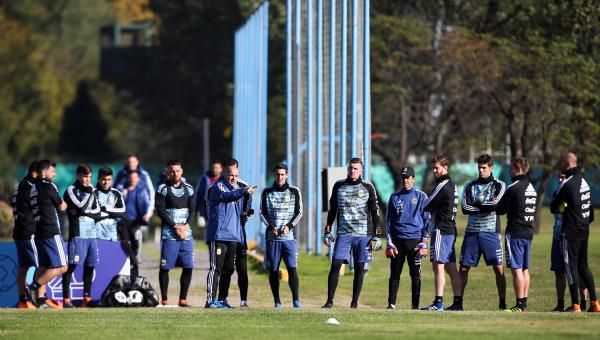 من تدريبات المنتخب الأرجنتيني