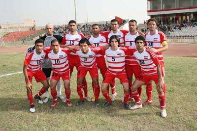 نادي الموصل قبل مباراته يوم امس