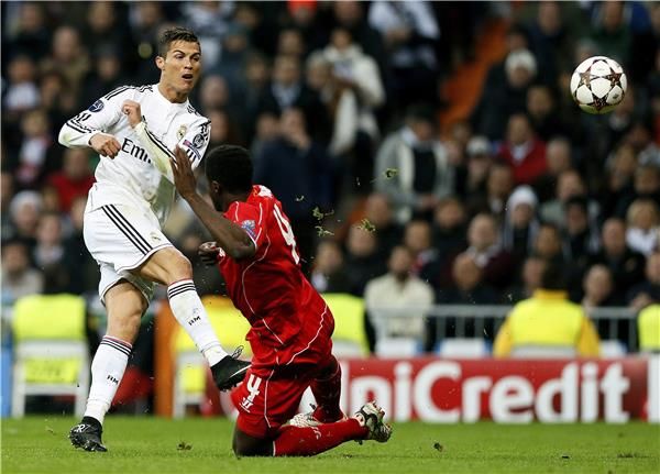 جانب من لقاء سابق بين ريال مدريد وليفربول