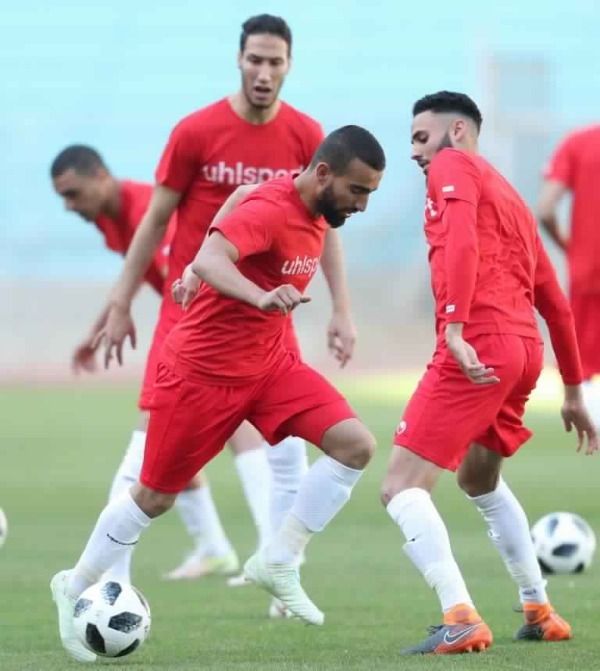 من تدريبات منتخب تونس في براجا