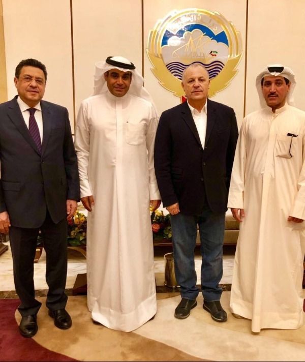 من توديع الوفد المصري