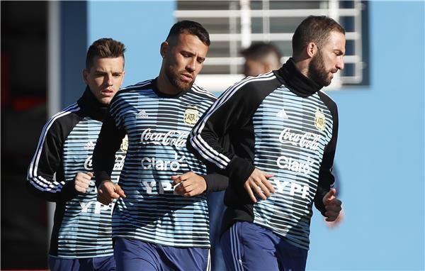 لاعبو منتخب الأرجنتين