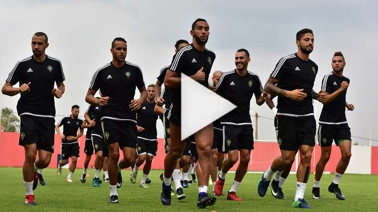 لاعبو منتخب المغرب