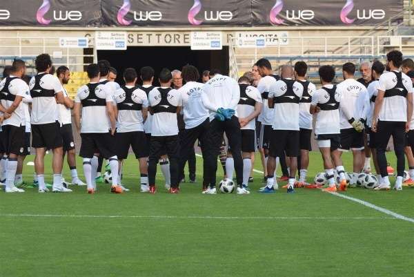 لاعبو منتخب مصر