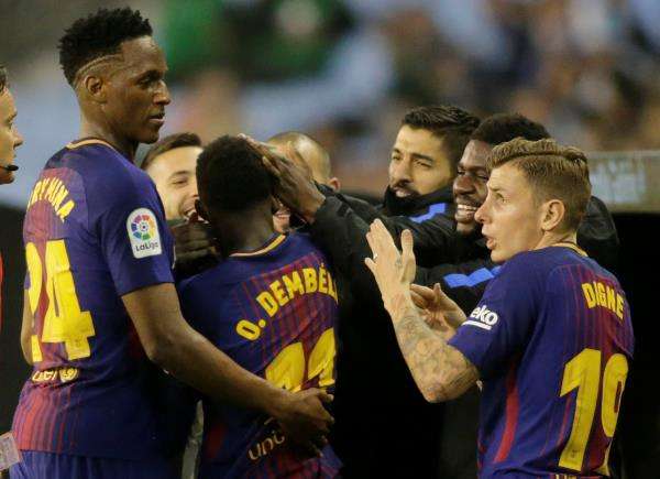 لاعبو برشلونة
