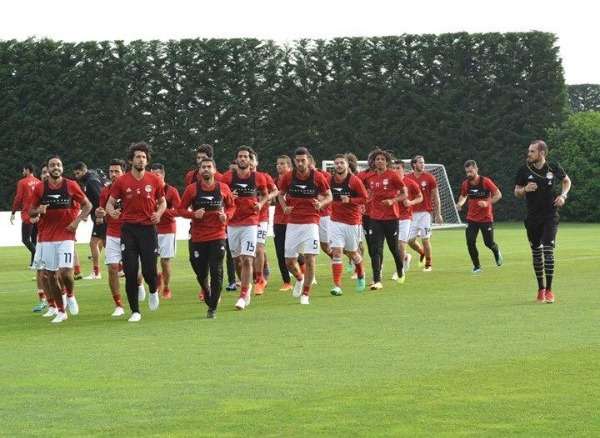 لاعبو منتخب مصر