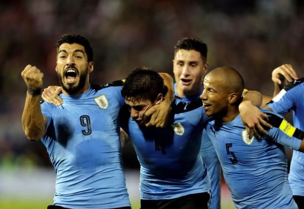 لاعبو منتخب أوروجواي