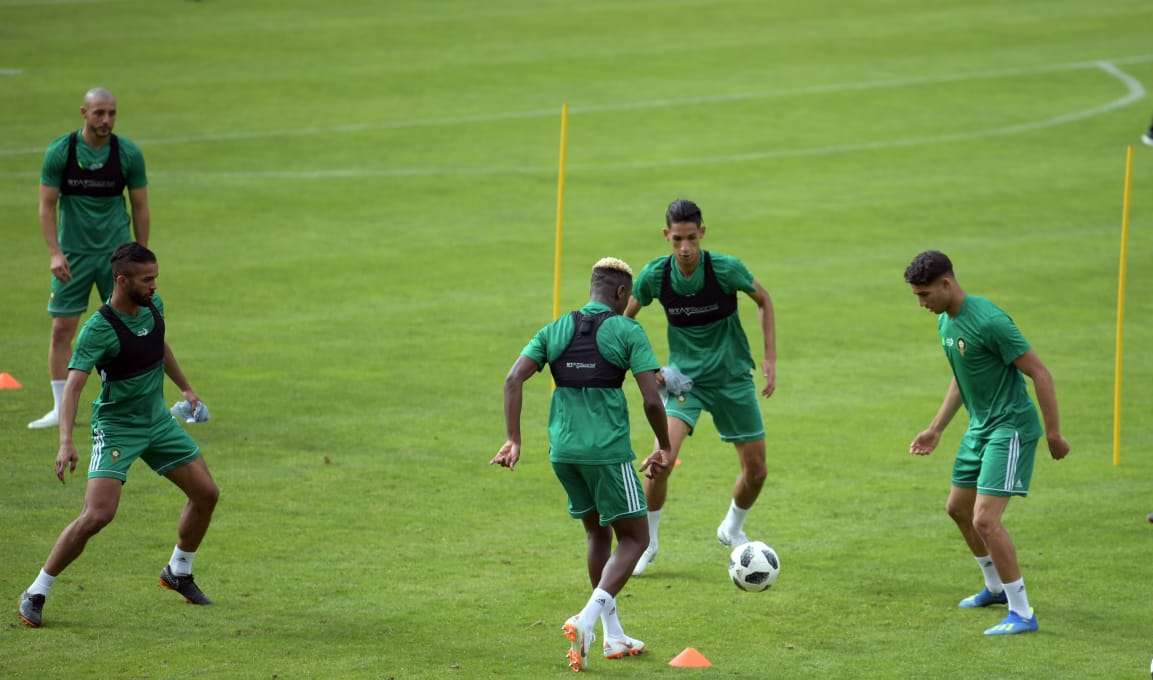 جانب من التدريبات