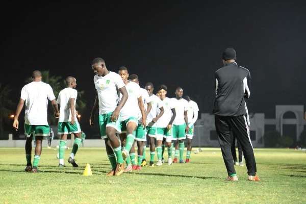 من مران المنتخب الموريتاني الأولمبي