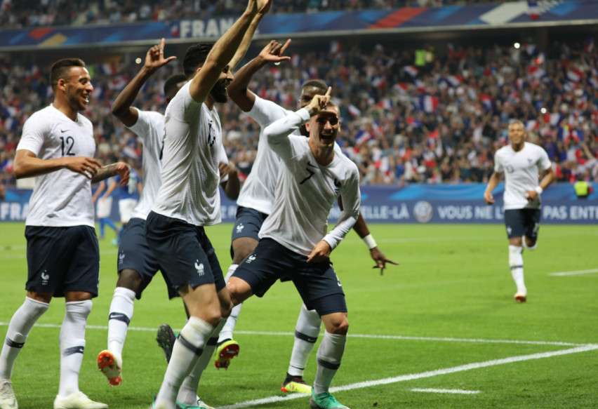 لاعبو منتخب فرنسا