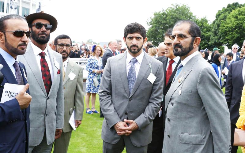 الشيخ محمد بن راشد والشيخ حمدان