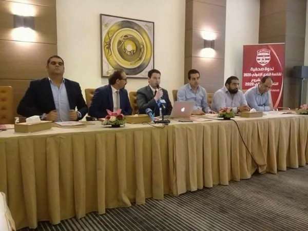 من المؤتمر الصحفي لمروان حمودية وقائمته