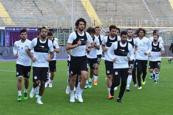 لاعبو منتخب مصر