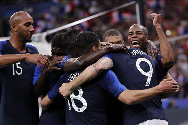 لاعبو المنتخب الفرنسي