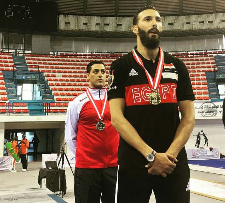 من تتويج علاء أبو القاسم بالذهبية 