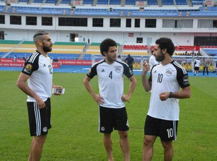 لاعبو منتخب مصر