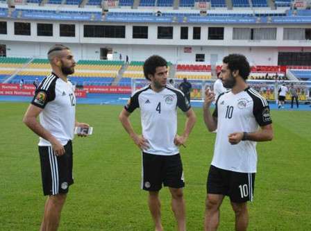 لاعبو منتخب مصر