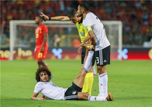 وردة لحظة الإصابة