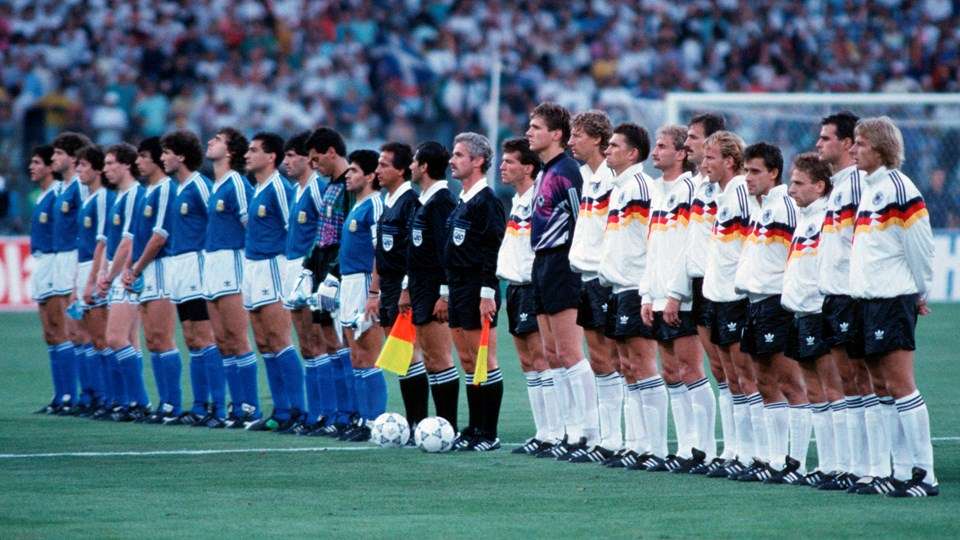 ألمانيا والأرجنتين في مونديال 1990