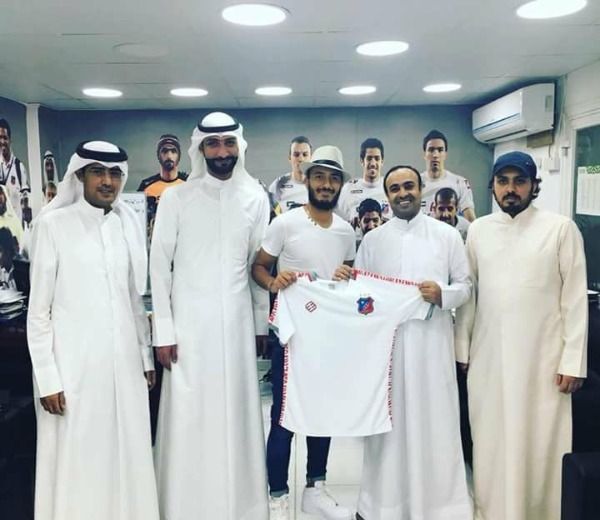 حمزة لحمر بعد التوقيع