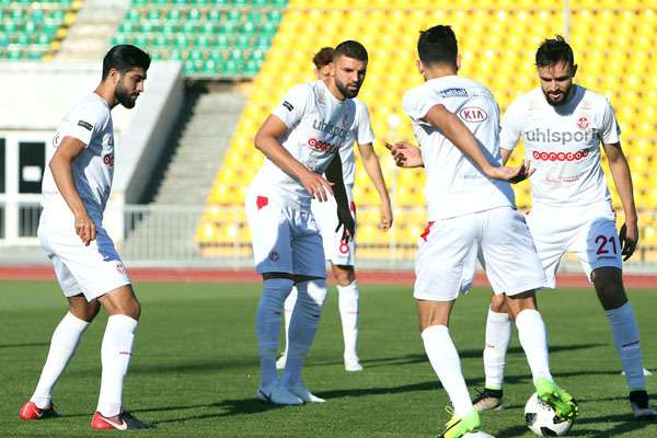 جانب من تدريبات منتخب تونس
