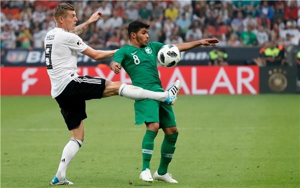 جانب من لقاء السعودية وألمانيا