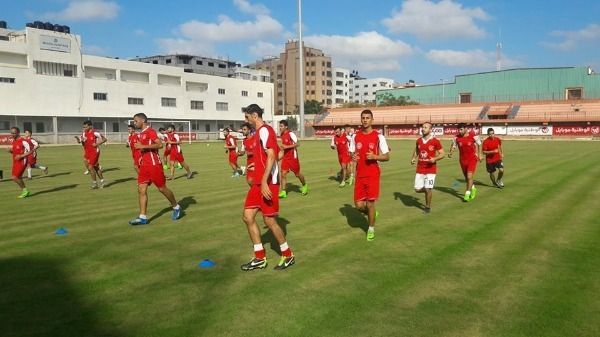 من تدرييات شباب خان يونس