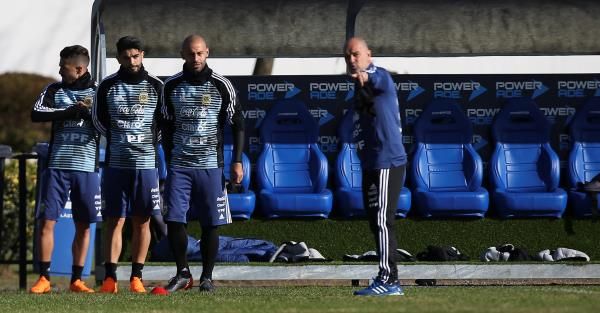 من تدريبات منتخب الأرجنتين